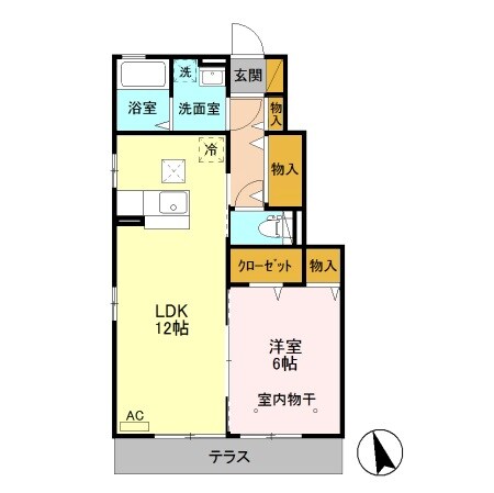 リレント Ⅱの物件間取画像